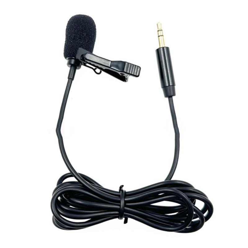 Portable 2.5mm Shielded Cable Microphone Lavalier Microphone Replacement Noise Reduction HiFi Sound 3.5mm Plug