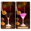 6 szt. LEDowe Kieliszki do Koktajli Martini 210ml Podświetlane Plastikowe PS Kubki Martini na Imprezę Domową Urodziny Wesele Pub