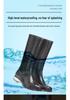 Dames Gradient Regenlaarzen, Middelhoge Schacht, Antislip, Waterdicht, Trendy Jelly Schoenen