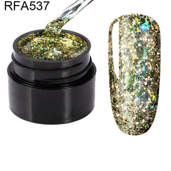 Glitter Rhinestone UV LED Nail Gel Polish Soak Off Varnish Lacquer