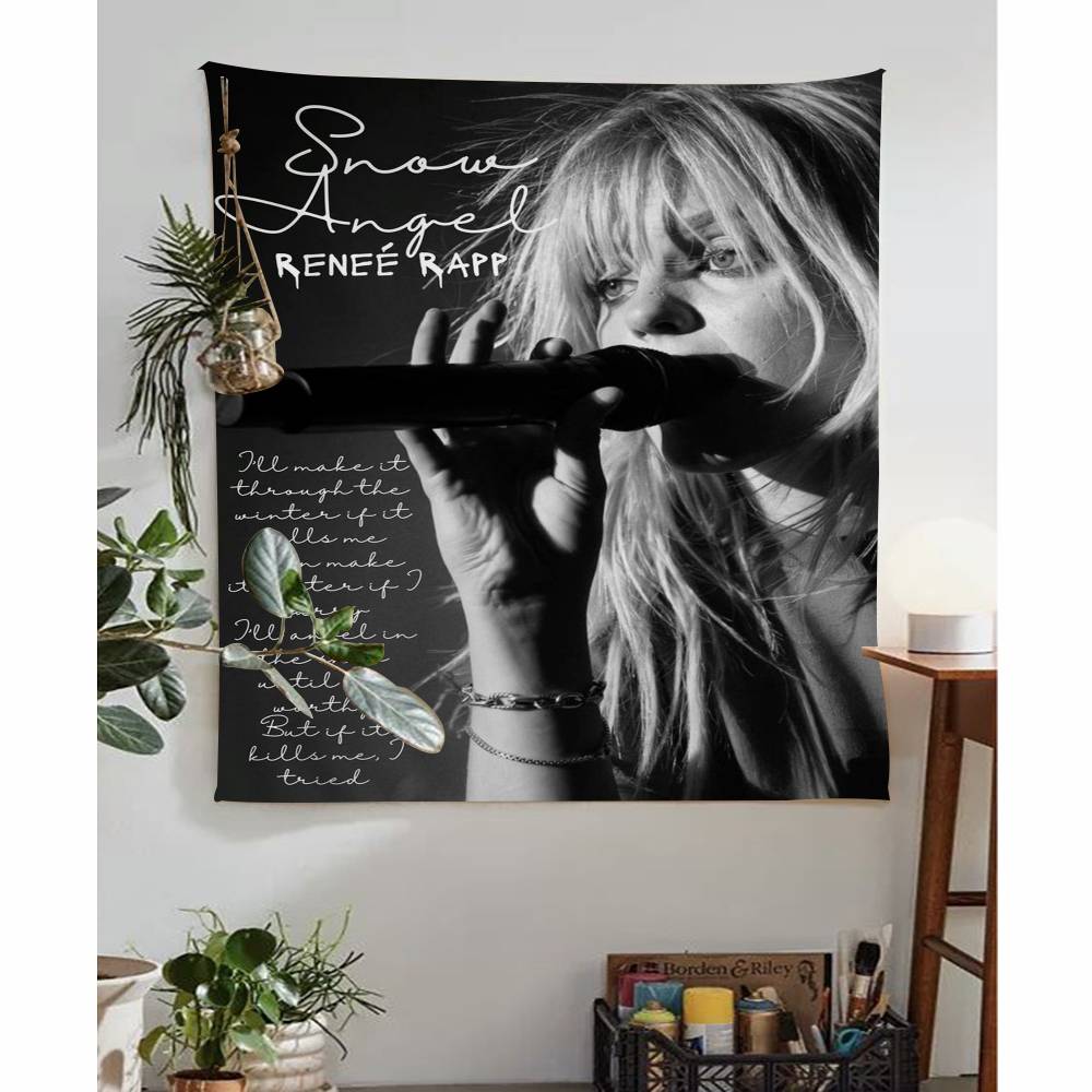 Pop Singer Actor Renee Rapp Hanging Bohemian Tapestry Bohemian Wall Tapestries Mandala Cheap Hippie Wall Hanging