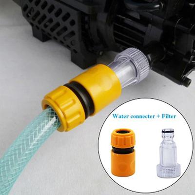 Conector de água Filtro Limpador de carro Lavadora de alta pressão Mangueira Tubo Válvula Adaptador