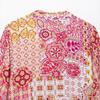 2025 Spring/Summer Women's Textured Lace Cuff Shirt and High-Waisted Pants Set