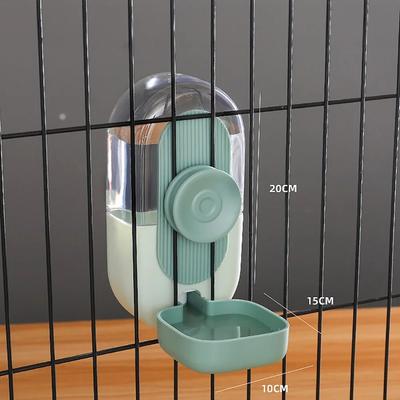 Automatic Pet Feeder Cage Hanging Bowl Water Bottle Container Dispenser For Cats Rabbit Birds Pet Feeding Produc