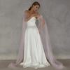 Flowy Tulle Bride Sleeve Covers Elasticated Wristband Seamless Integration For Evening Gowns And Photo Props