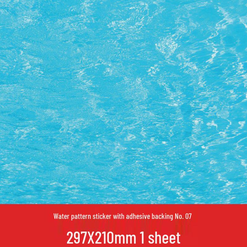 Crab Kingdom DIY Water Ripple Sticker for Micro-Landscape Models.
