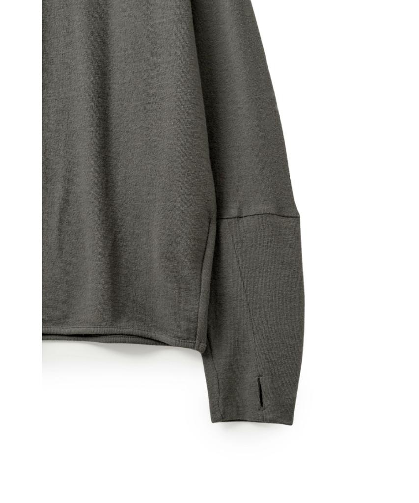 Haechinglum Layer Base Hoodie Moss Charcoal