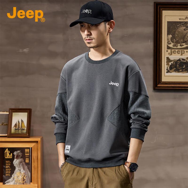 Jeep Men's Casual Crewneck Sweatshirt