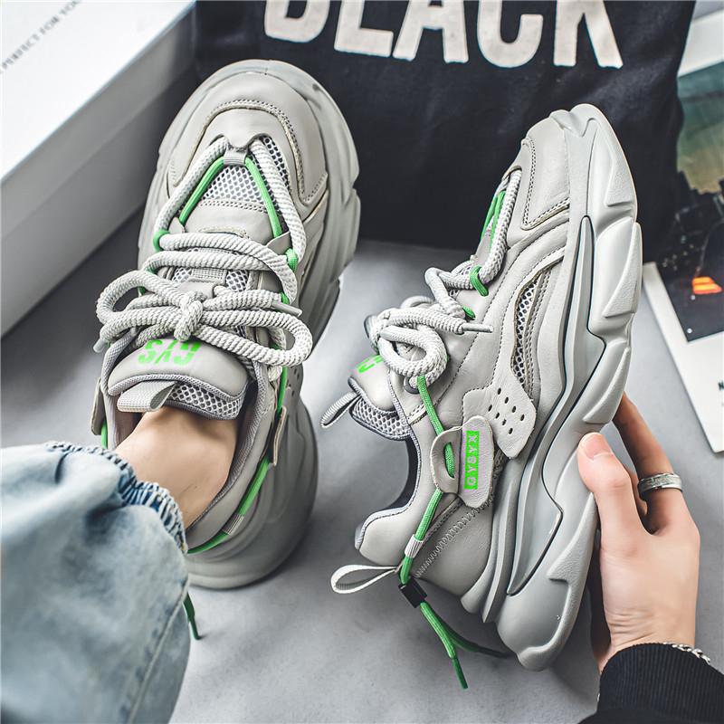 22 neue Herbst- und Winter-Laufplattform-Freizeit-Dad-Schuhe Netz-Freizeit-Sportschuhe