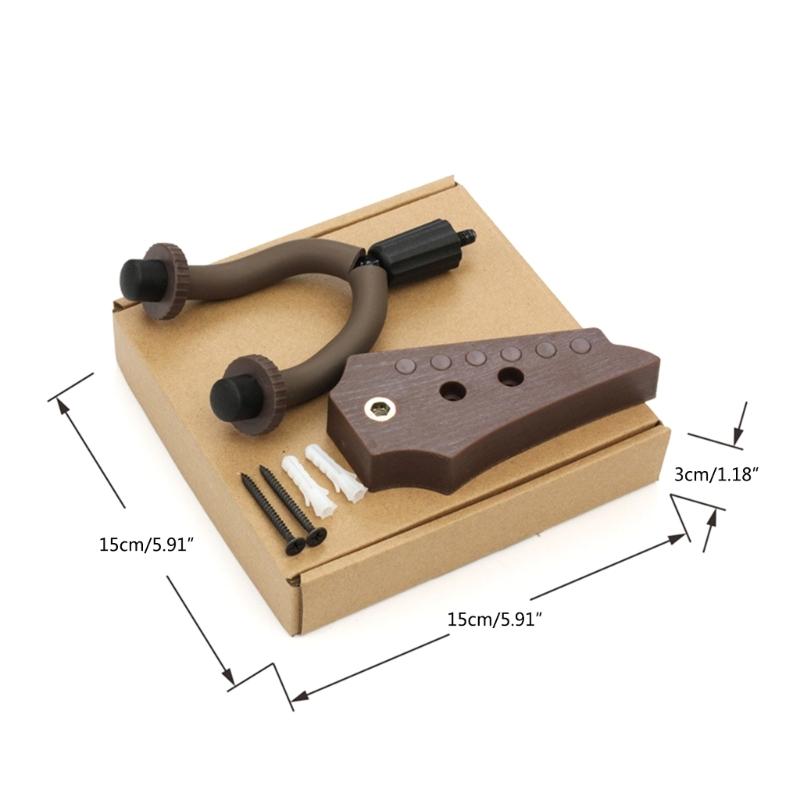 Guitar Wall Hanger,Guitar Wall Mount,Guitar Hanger Wall Hook Holder Stand with Screws,Wood-Guitar Wall Mount Hanger
