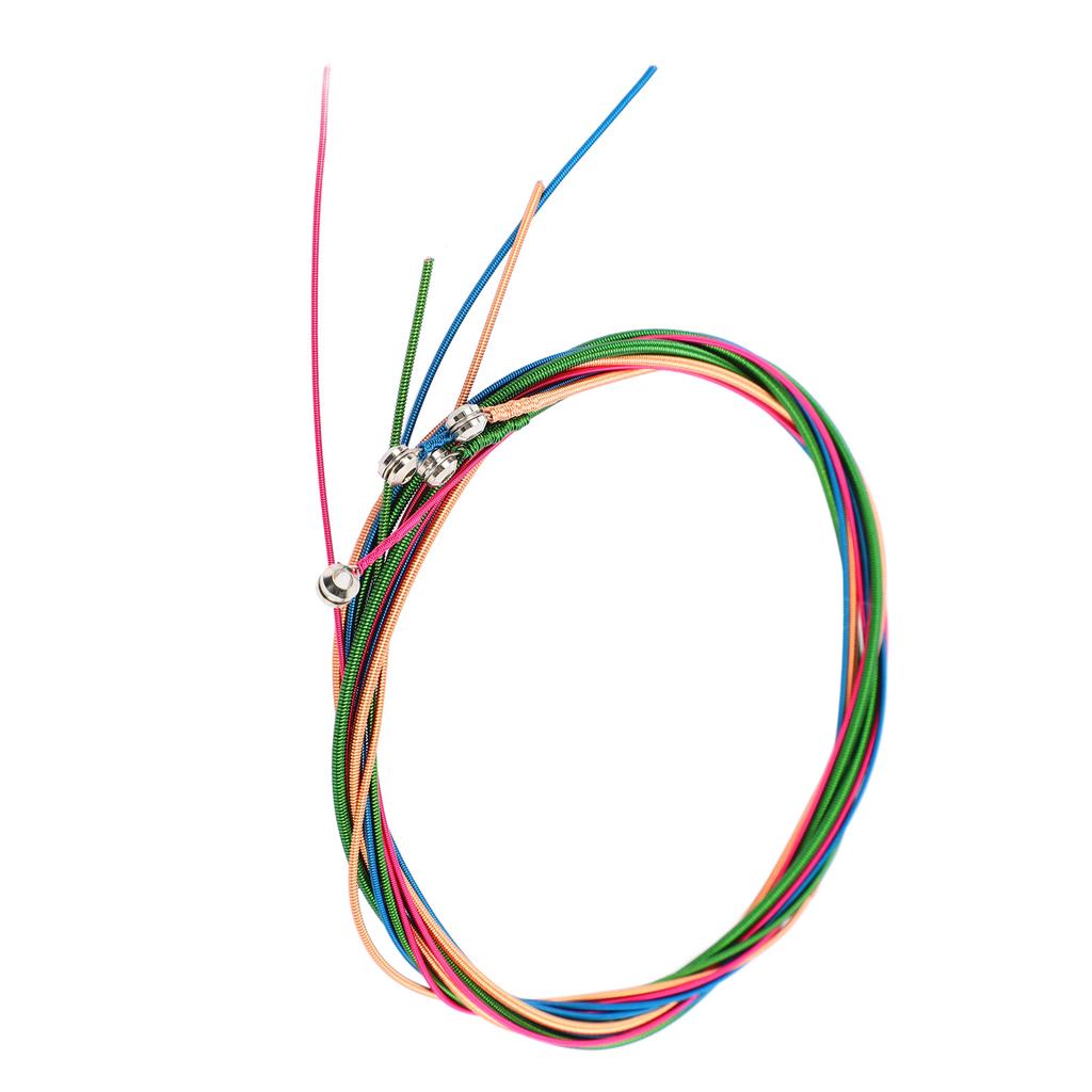 4Pcs Guitar String Kit Stainless Steel Wire Inner Core Electric Bass Colored String for Acoustic Guitar 120cm