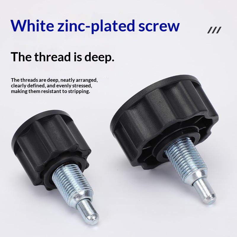 Quick Insert Plum Shaped Locking Knob Sturdy Non-Slip Grip Steel Thread for Auto Maintenance Repair Use