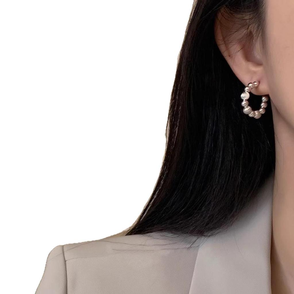 Korean Cat's Eye Gradient Earrings - Chic, Versatile Design
