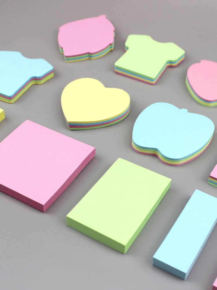 Sticky Notes for Students: Creative & Adhesive Memo Pads, Small Strips, Reusable, Self-Adhesive Labels