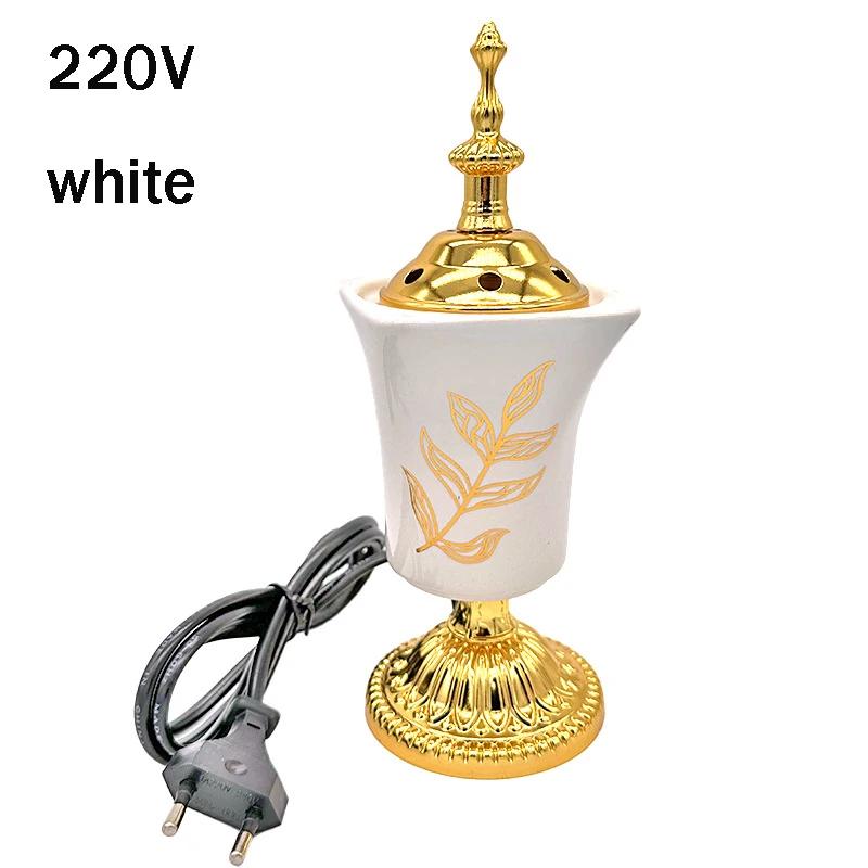 

YXY Plug-in Electric Incense Burner 110V/220V One Leaf Saudi Arabia Exquisite Incense Holder Middle East Sandalwood Censer
