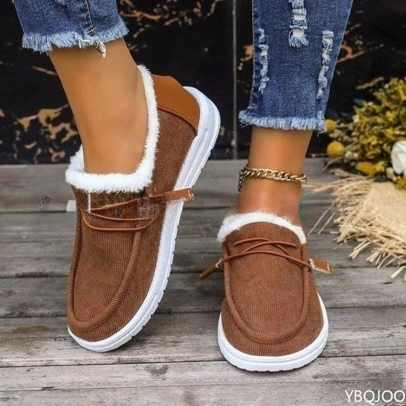 2025 Large Size Winter Fashionable Cotton Padded Thick Short Women's Boots for Outdoor Warmth and Versatile Women's Cotton Boots