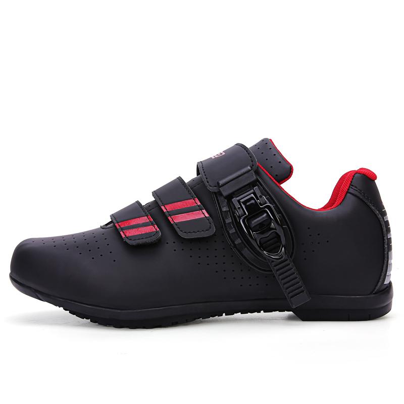 New Rubber Racing Cycling Shoes Unisex Breathable Non-Locking Bicycle Sneakers Men Speciality Outdoor Athletic Sports Bike Boots