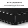 Rectangular Black Plastic Food Display Tray Set