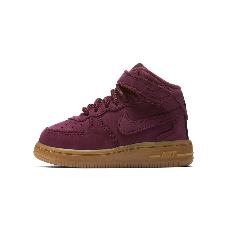 

new Nike Air Force 1 WB Mid-Top Toddler Shoes Burgundy Infant And Toddler 27