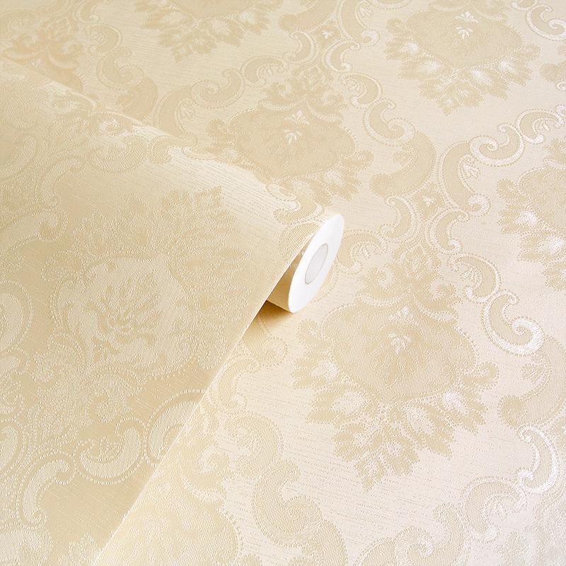 Self-Adhesive Waterproof Linen Texture Wallpaper for Bedroom and Living Room