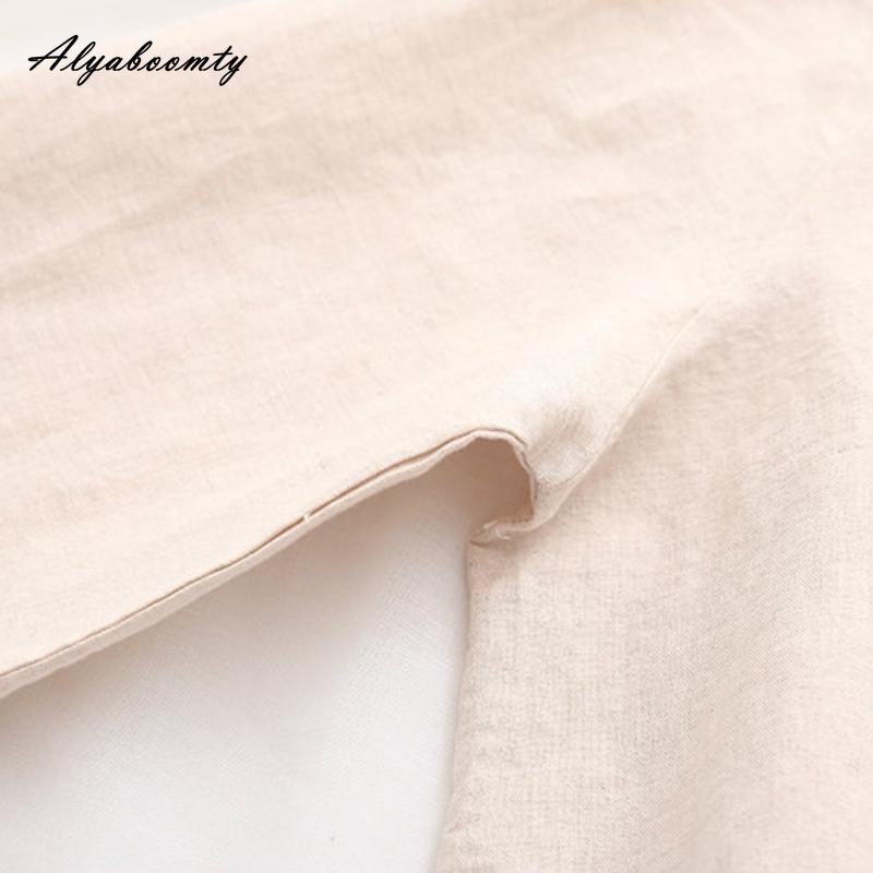 Japanese Mori Girl Spring Autumn Women Cotton Blouse Turn-Down Collar Floral Embroidery Apricot Shirt Long Sleeve Vintage Blouse
