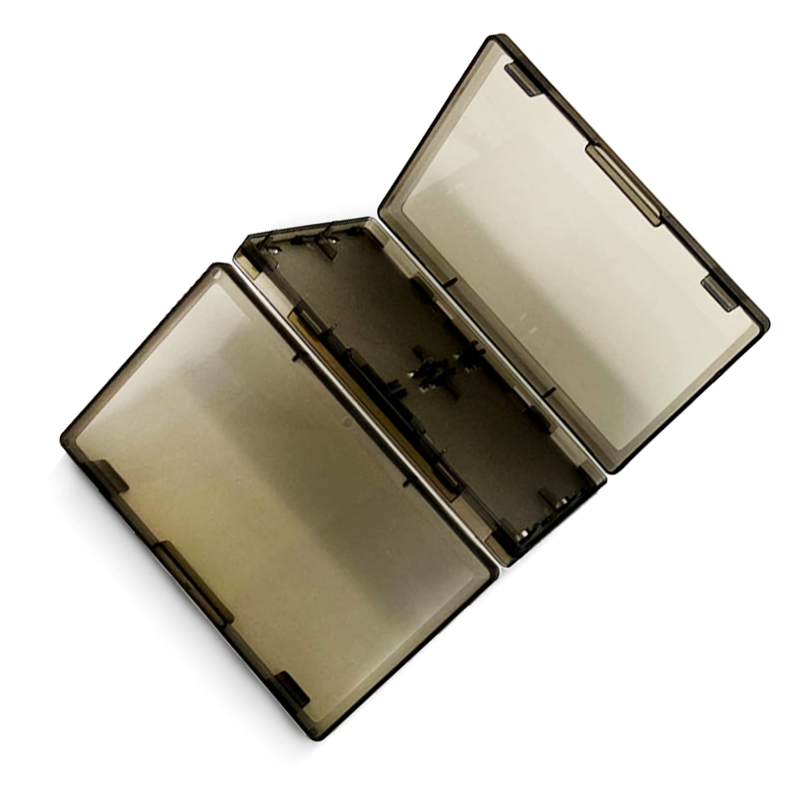 

XBERSTAR 4 in 1 Storage Case, Protective Case for Game Boy GBA/SP Game Cartridge Cards (Clear Black)