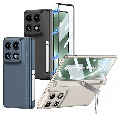 Motorola RazrFold Mobile Phone Case Skin Skin Scrub Magnetic Hinge Case Film Integrated Bracket Protective Case