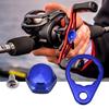 Fishing Reel LeftRight Handle Locking Plate Screw Nut Cap DIY Accessory