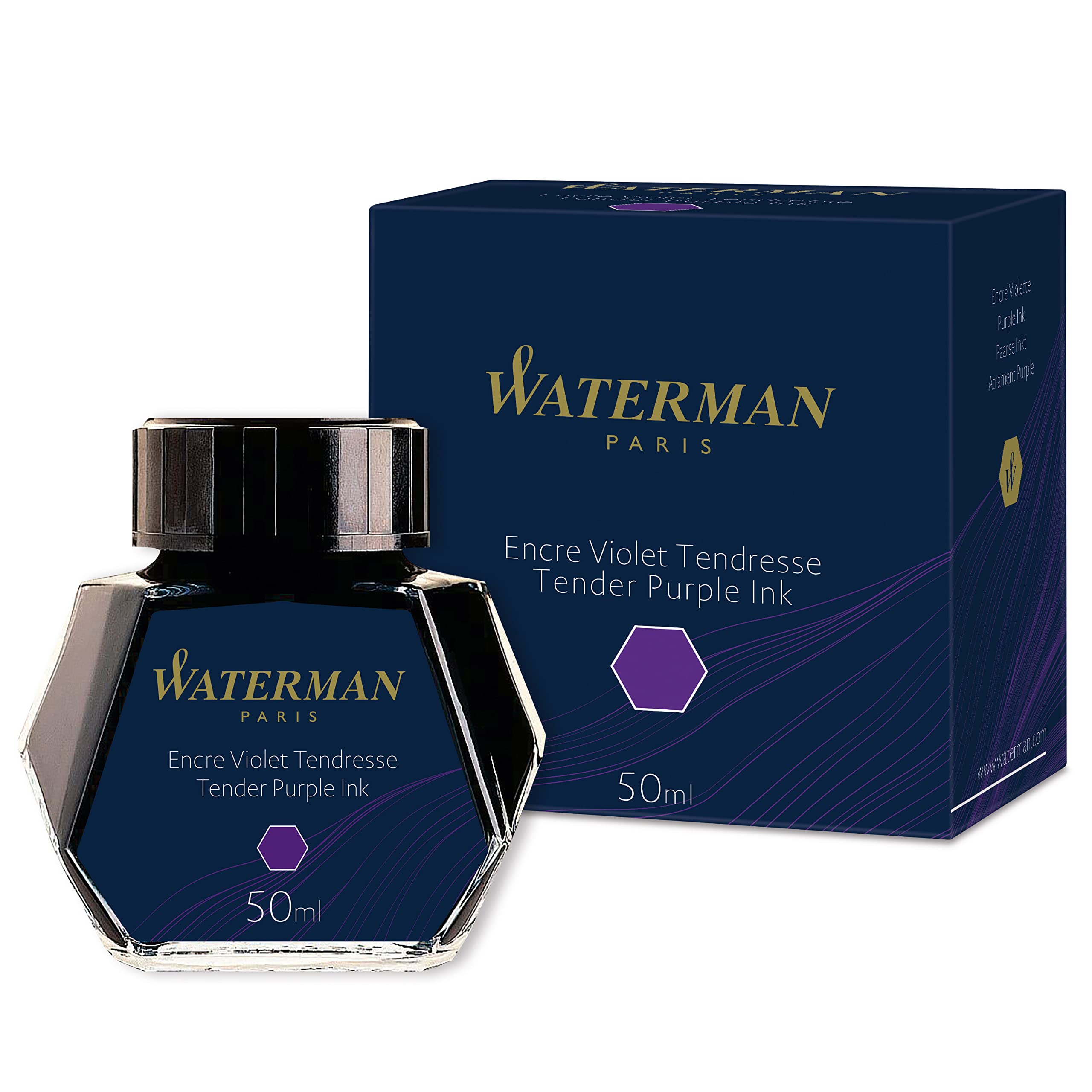 

Чернила в бутылке WATERMAN Purple S0110750 50 мл Обычный импортный продукт
