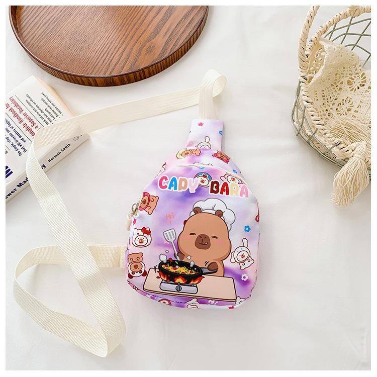 School Bag Kapibara Cute Cartoon Children
