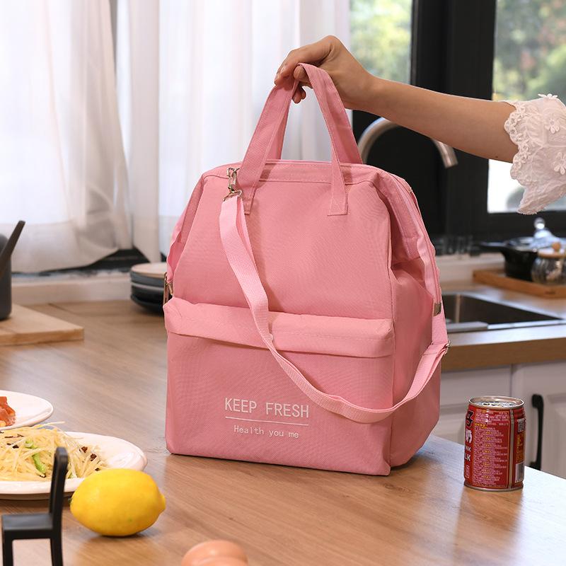 Lunchtasche mit großer Kapazität für Damen, wasserdicht, isoliert, Schulter-Umhängetaschen für Lunchbox, Picknick, tragbare Kühltaschen