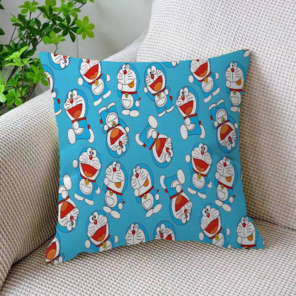 Funny D-Doraemon Cartoon Pillow Gifts Home Office Furnishings Bedroom Sofa Car Cushion Cover Case 45x45cm