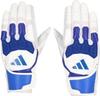 Adidas Baseball Batting Gloves TOP 2 White X Blue O LBG305 (1123)