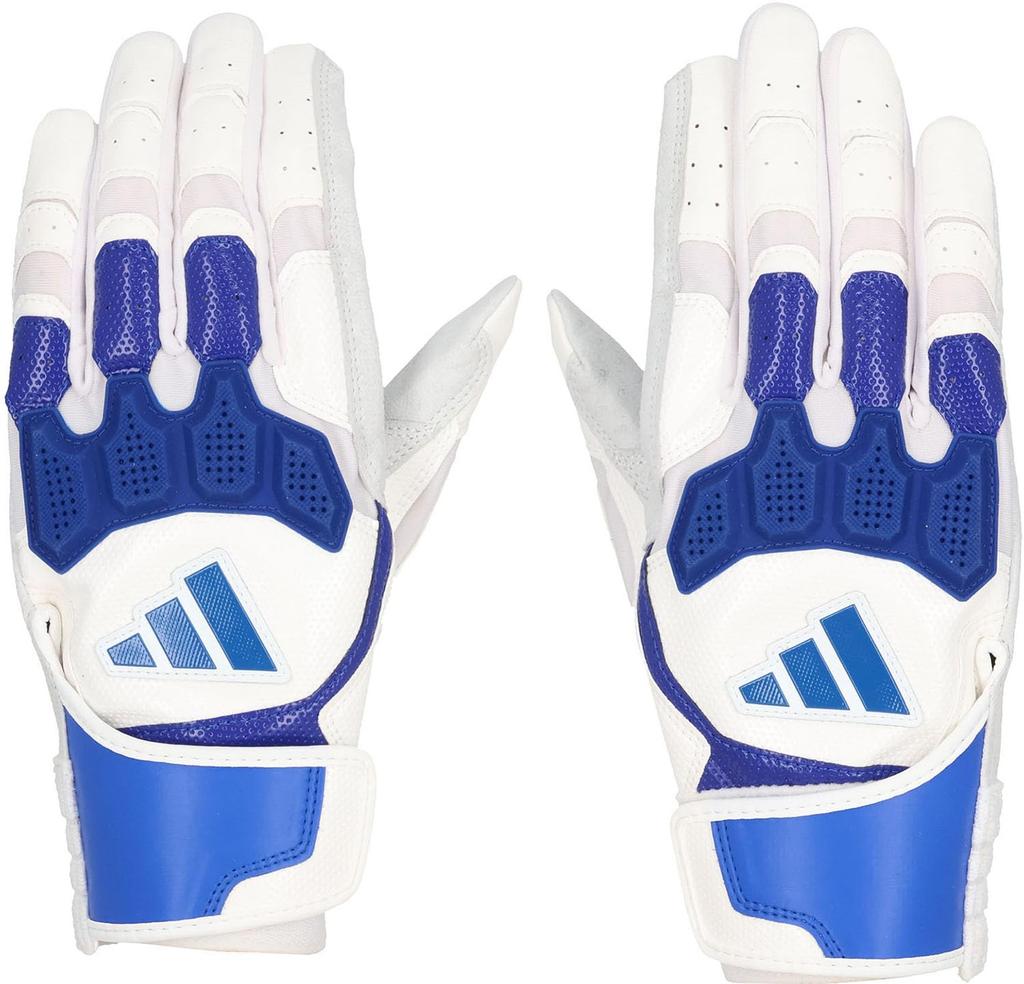 Baseball Adidas Batting for General Swallow Sports Gloves, Blue/Red, Batters, Batting, Pair, Adult, Use, LBG305, Adidas,