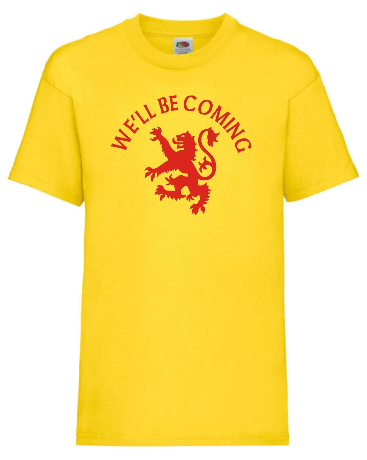 Scotland We ll Be Coming t-Shirt, Scotland Football Supporters t Shirt, Scottish 3XL