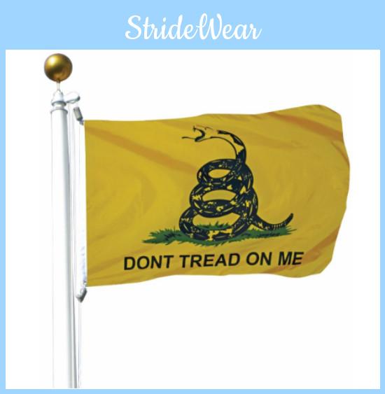 Tritt Drauf Mich Nicht Schlange Banner Polyester Material Gadsden Flagge Für Patriotische Veranstaltungen
