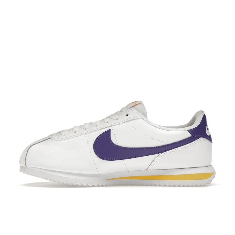 Nike Cortez Lakers Men Sneakers White Varsity-Maize Varsity-Purple DM4044-106