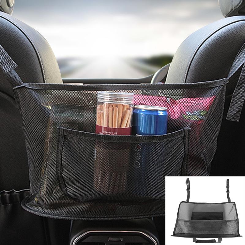 Car Storage Mesh Bag Seat Gap Organizer Trunk Storage Net Chair Backpack Bag Car Back Seat Storage Interior Accessories