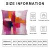 Fashion Color Paint Cushion Cover Short Plush Double-Sided Print Square Throw Pillow Covers Sofa Home Cushion Decor
