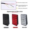 F1 Style Led Brake Pilot Lights 12V 15led Rear Tail Lights Auto Flash Warning Reverse Stop Safety Signal Lamps for Car SUV MotoTurn Signal 2