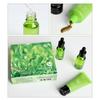 MERCILEN Rohelise tee Mustpeade eemaldamise kolmeosaline komplekt Peel-Off Mask poore puhastav Mustpeade eemaldamine Vedel ninamaski komplekt