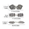 1 pièce Bouton Métal Rétro Boucle Cheongsam Chinois Fermoir Cape Manteau Boucle de Connexion pour Tricot Cardigan Artisanat Couture Fermoir Foulard
