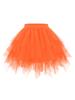 Dames Fluffy Mesh Ruche Rok - Kort Prinses Stijl