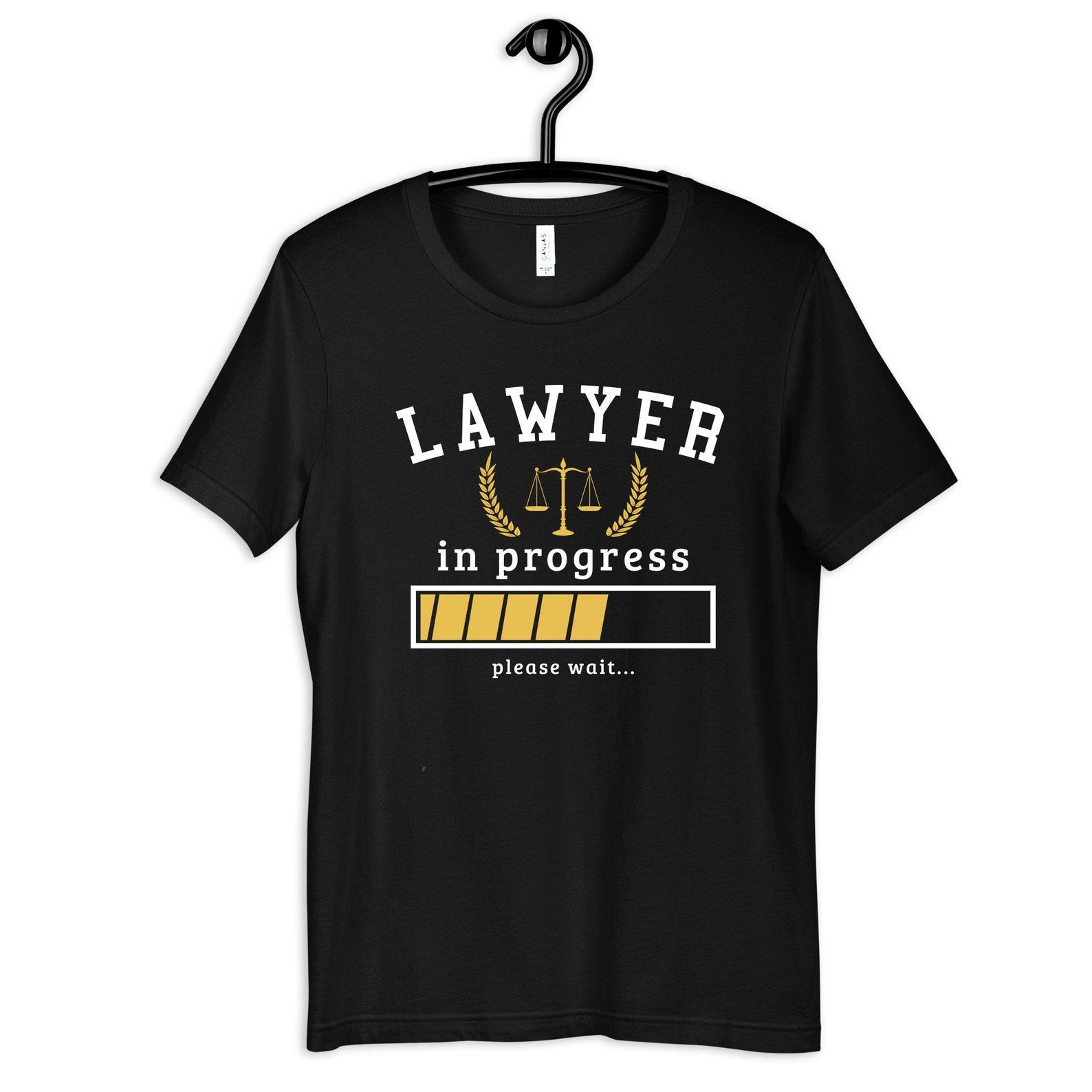 Law Student T-Shirt, Lawyer in Progress T-shirt, Legal Study Tee, Juris DoctorT-shirt, Barrister Tank Top, T-shirt S