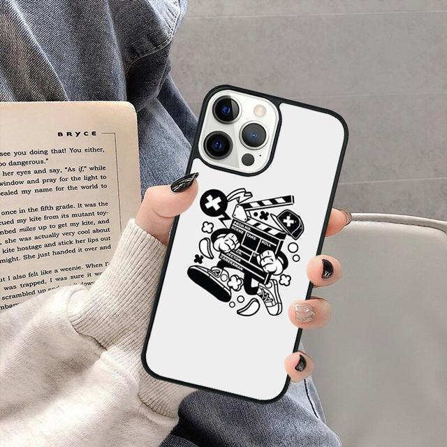 Film Movie Maker Clapper Board Phone Case Cover for iPhone 17 Air 16 16e 15 13 14 11 12 Pro Max Plus Coque Fundas