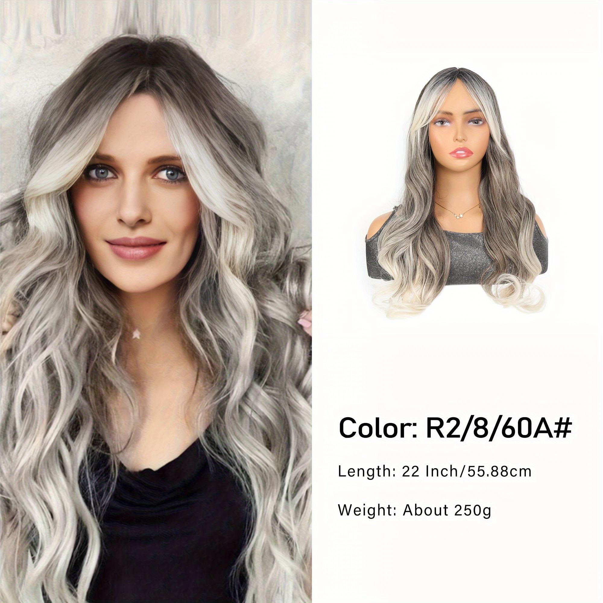 

Очаровательный 22-дюймовый длинный вьющийся волнистый синтетический парик с эффектом омбре для женщин — термостойкий, высокая плотность