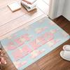 Get Naked Colorful Doormat Non-Slip Entrance Bathroom Kitchen Door Floor Mat Garage Carpet Rug