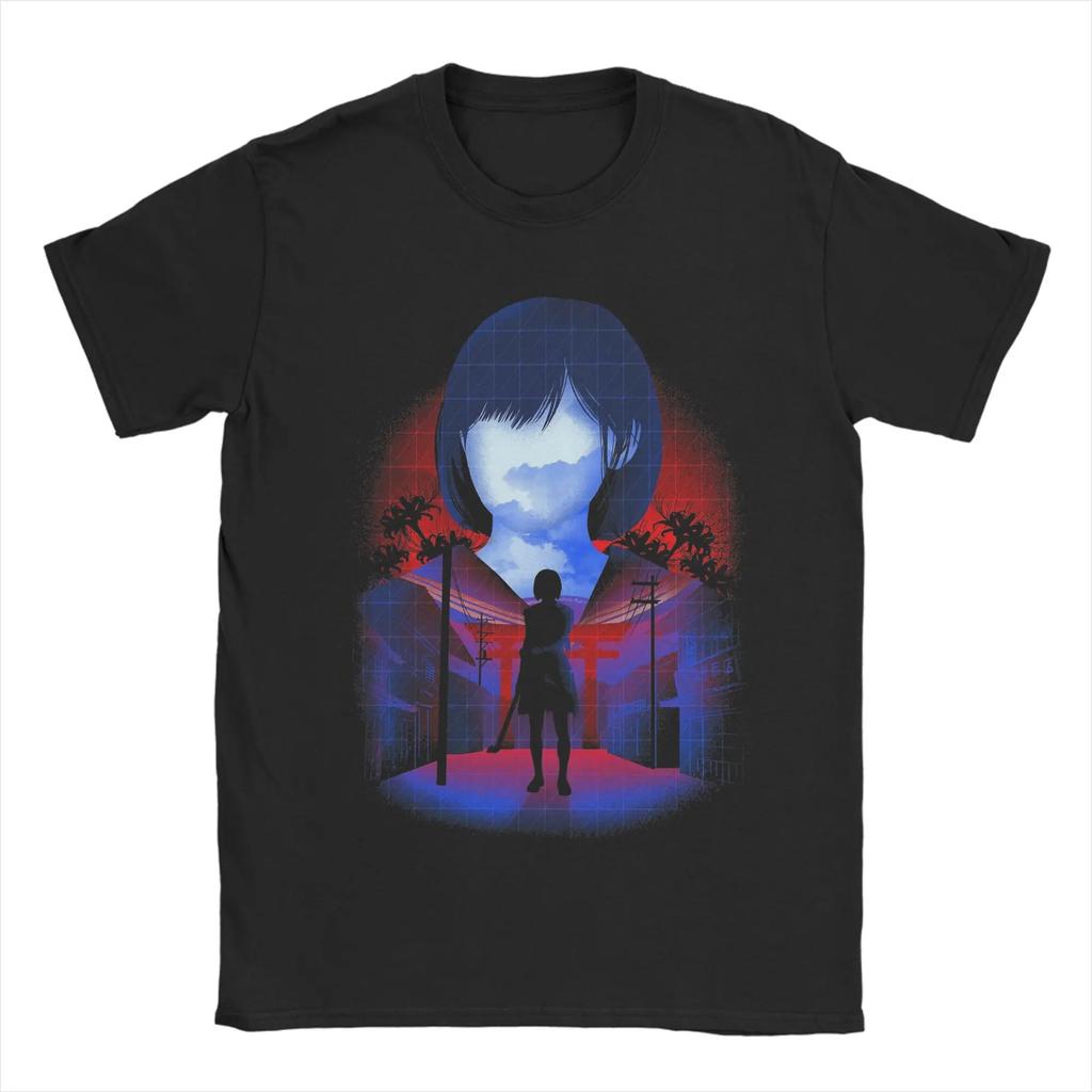 Men's Horror Game Silent Hill F T Shirt Hinako Shimizu Cotton Clothing Novelty Short Sleeve Crew Neck Tees Summer T-Shirt