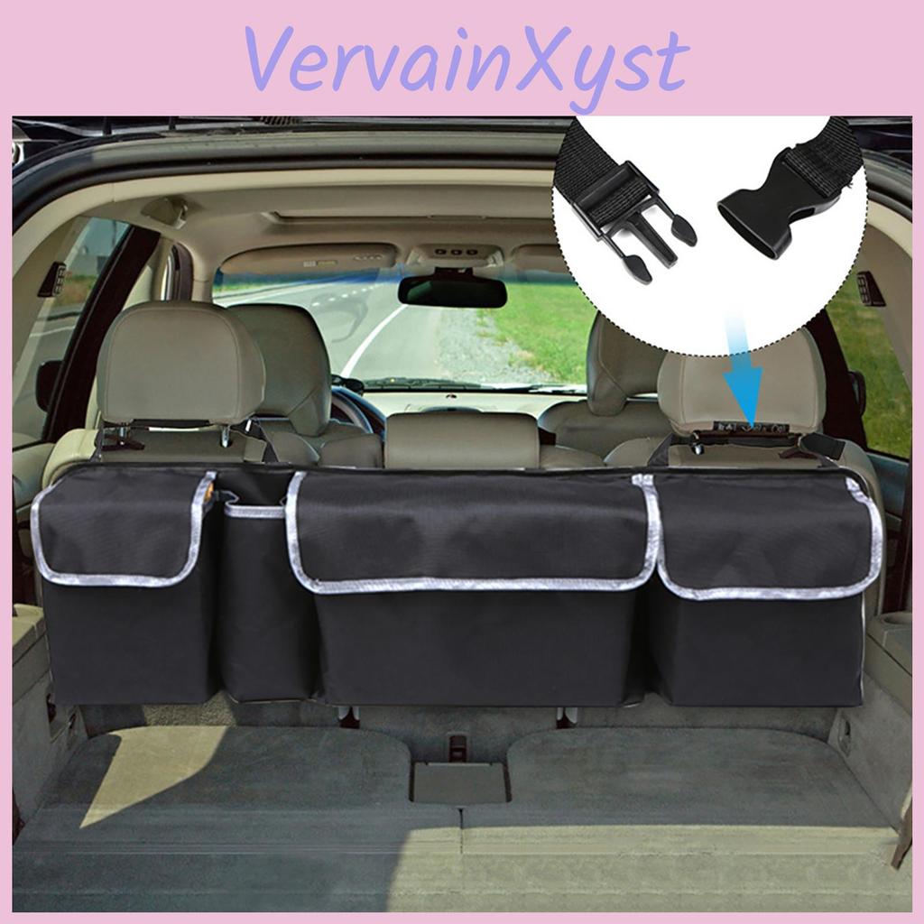 Multi Car Rear Seat Pockets Sundry Storage Bag Vehicle Trunk Accessory Organizer