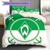 SV Werder Bremen Pattern Bedding Quilt Set  Home Decoration  Gift (1 * duvet cover + 2 * pillowcase  without core)